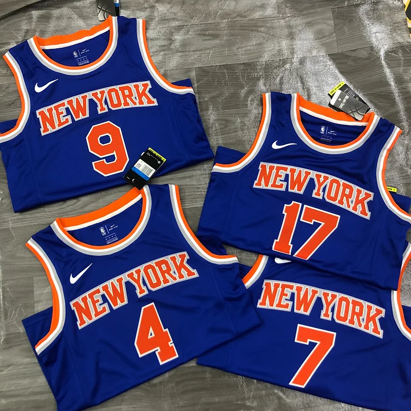 New York Knicks Basketball Jersey Blue #9 BARRETT