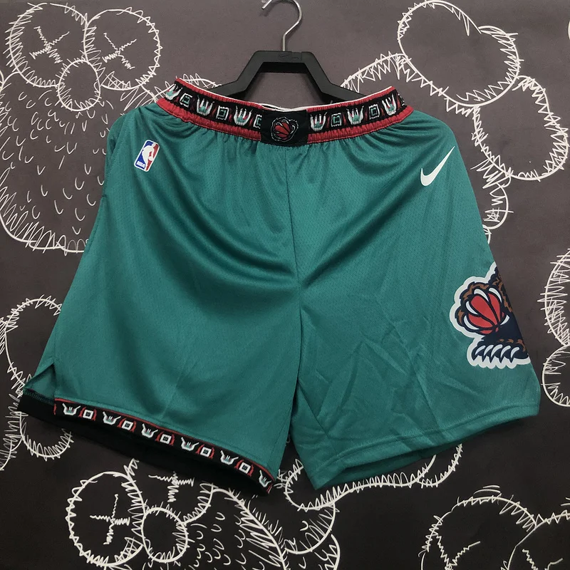 NBA Memphis Grizzlies Basketball Green Shorts