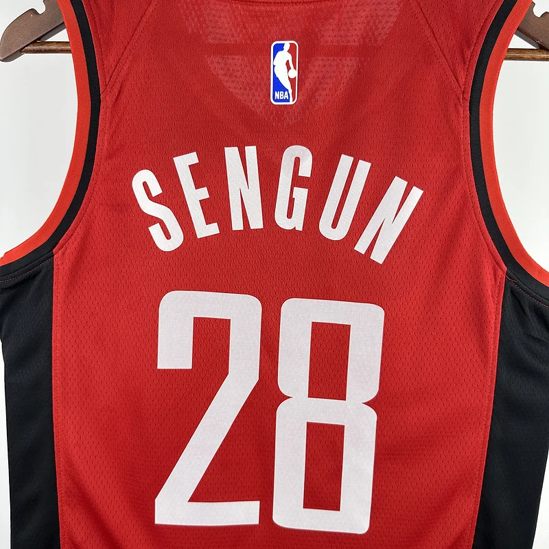 2023 Houston Rockets Basketball Jersey Aawy Red #28 SENGUN