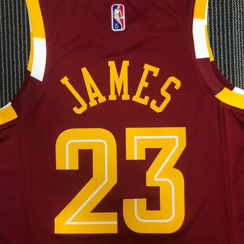 2022 Cleveland Cavaliers Basketball Jersey city version #23 JAMES