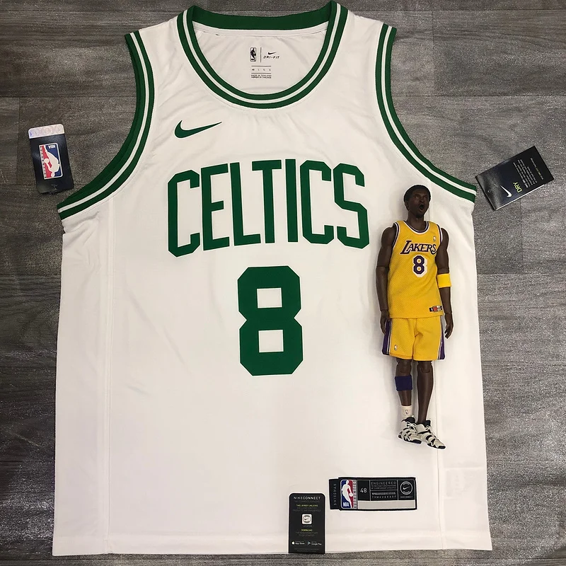 NBA Boston Celtics Basketball Jersey Retro White #8 WALKER