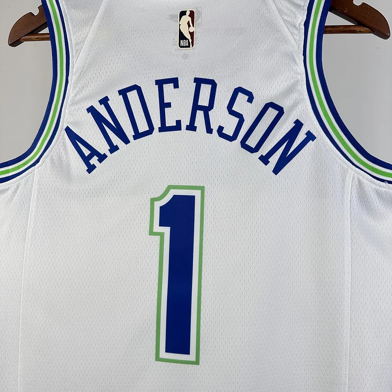 2024 Minnesota Timberwolves Basketball Jersey Retro #1 ANDERSON