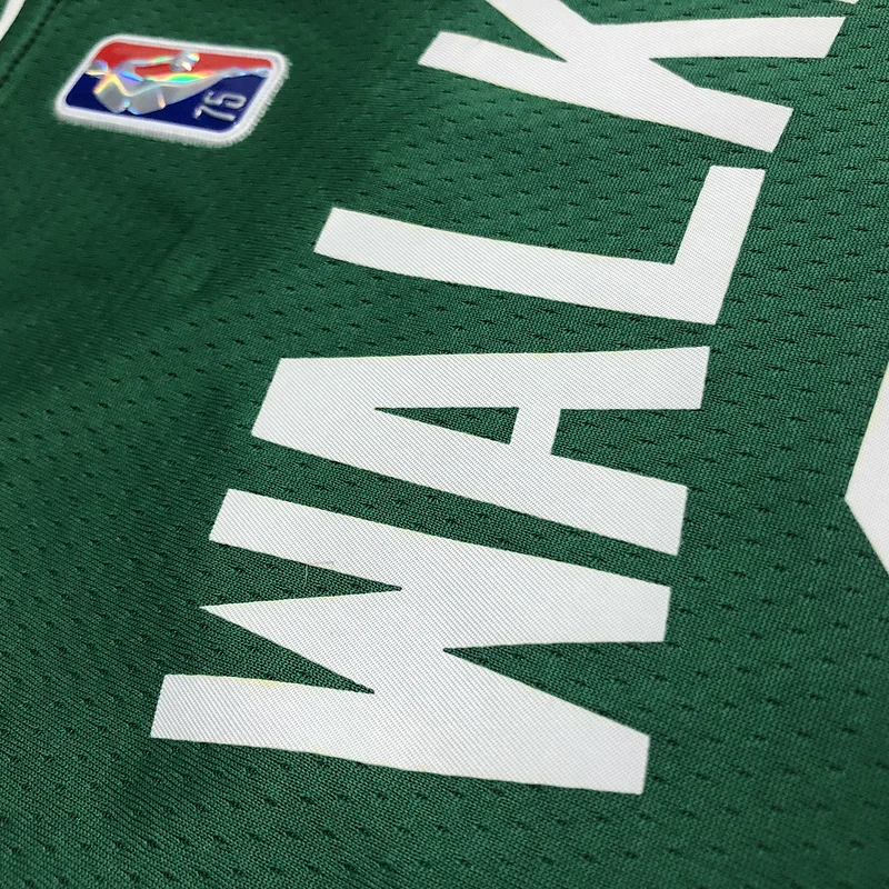 75th anniversary NBA Boston Celtics Basketball Jersey Green #8 WALKER