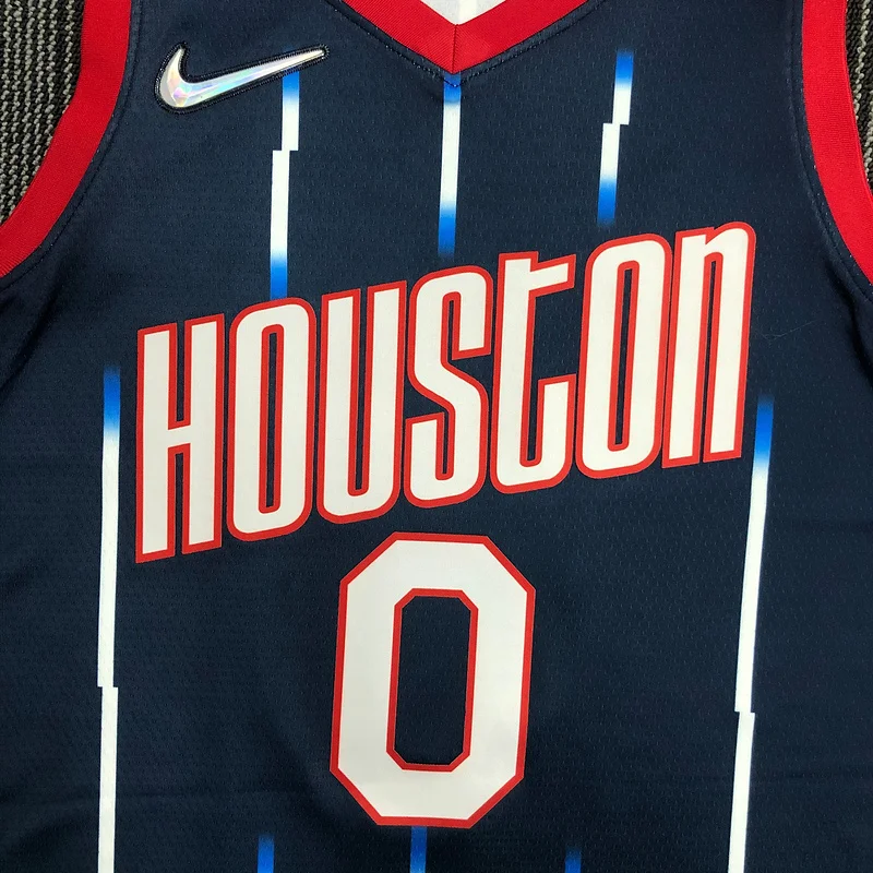 2022 Houston Rockets Basketball Jersey city version #0 GREEN