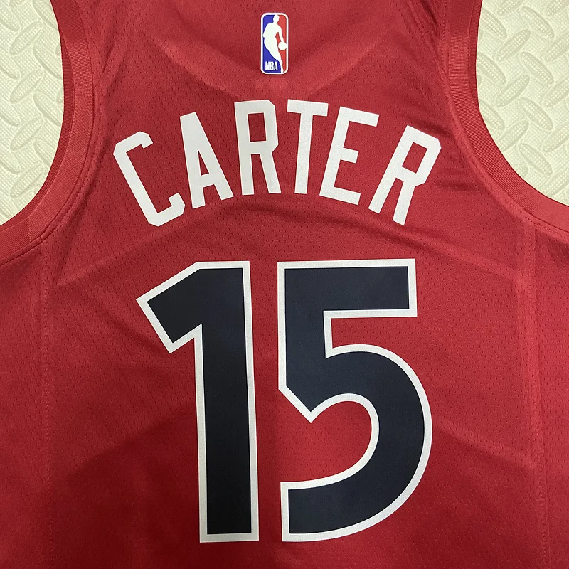 2023 NBA Toronto Raptors Basketball Jersey Aawy #15 CARTER