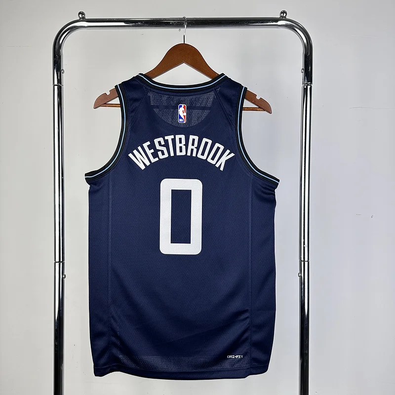 2024 Season   NBA Los Angeles Clippers Basketball jersey   city version  #0    WESTBROOK