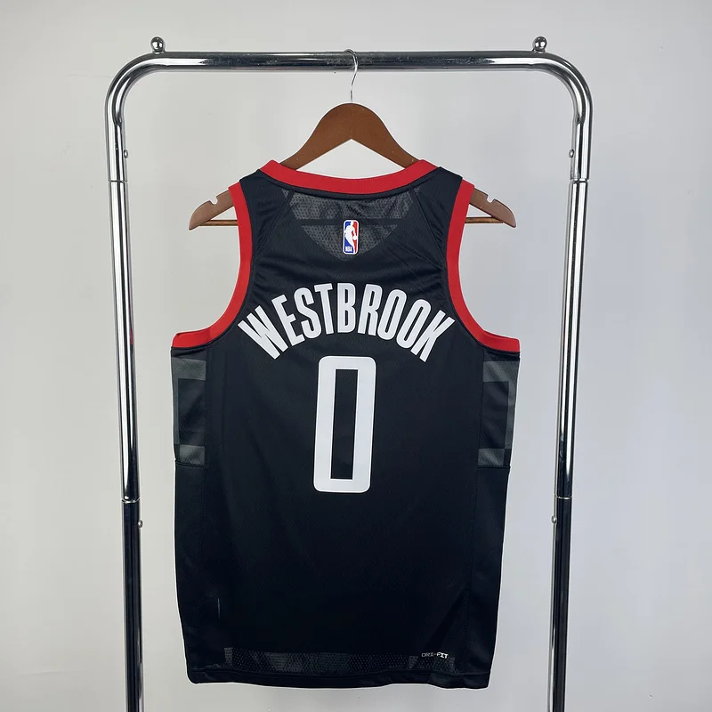 2024 Houston Rockets Basketball Jersey trapeze limited #0 WESTBROOK