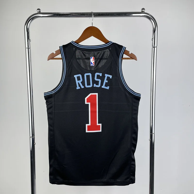 2019 Season NBA Chicago Bulls Basketball jersey City version #1 ROSE