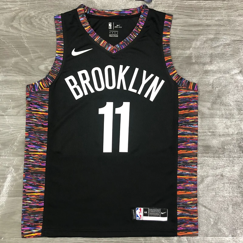 2020 Season Brooklyn Nets Basketball jersey city version Camouflage Black #11 IRVING