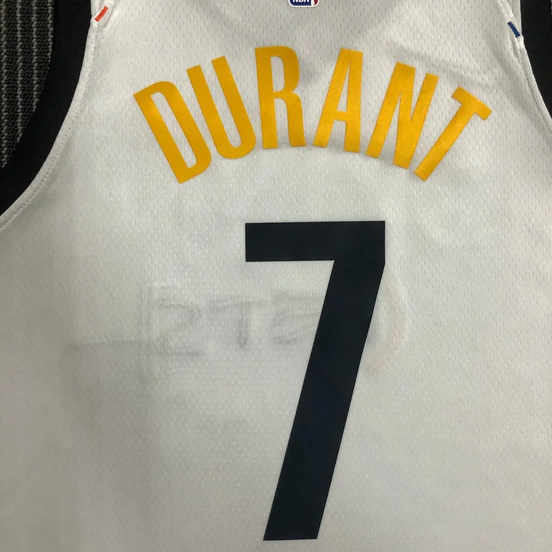 Brooklyn Nets Basketball jersey Graffiti White #7 DURANT