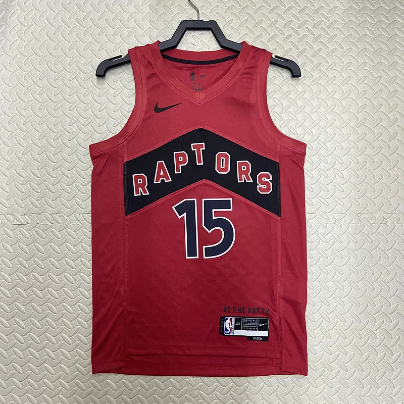 2023 NBA Toronto Raptors Basketball Jersey Aawy #15 CARTER