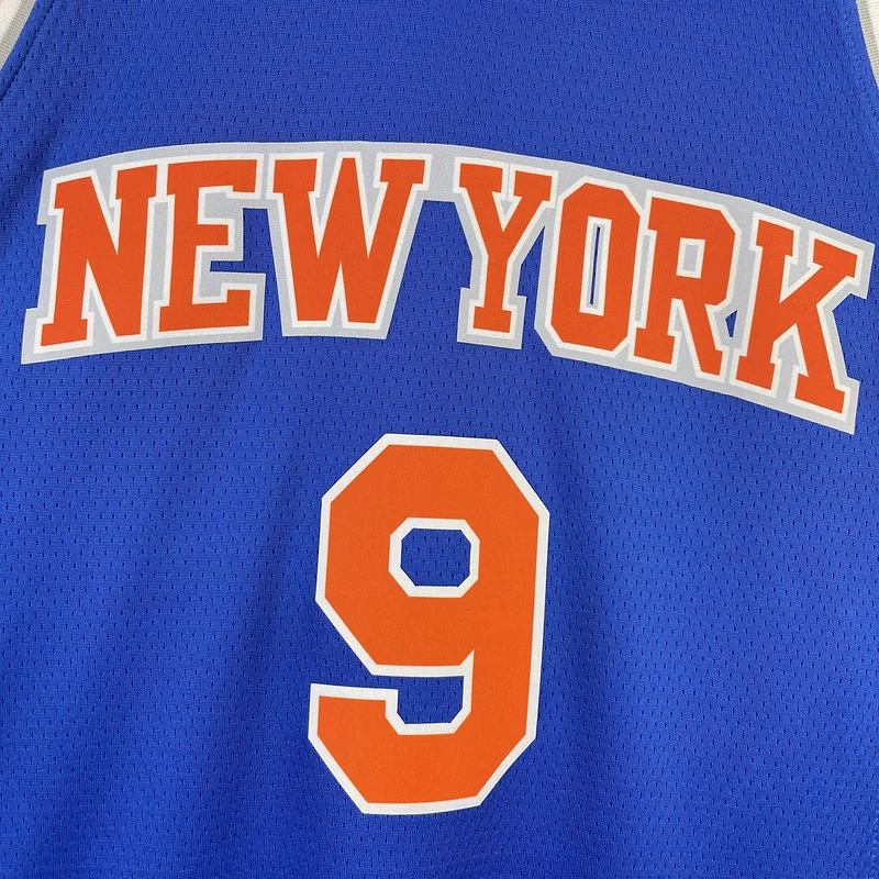 2023 New York Knicks Basketball Jersey Aawy Blue #9 BARRETT