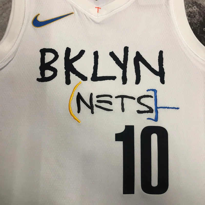 2023 Season Brooklyn Nets Basketball jersey city version #10 SIMMONS