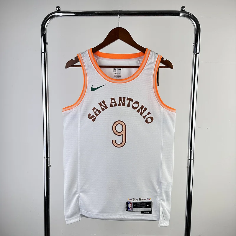 2024 San Antonio Spurs Basketball Jersey city version #9 PARKER