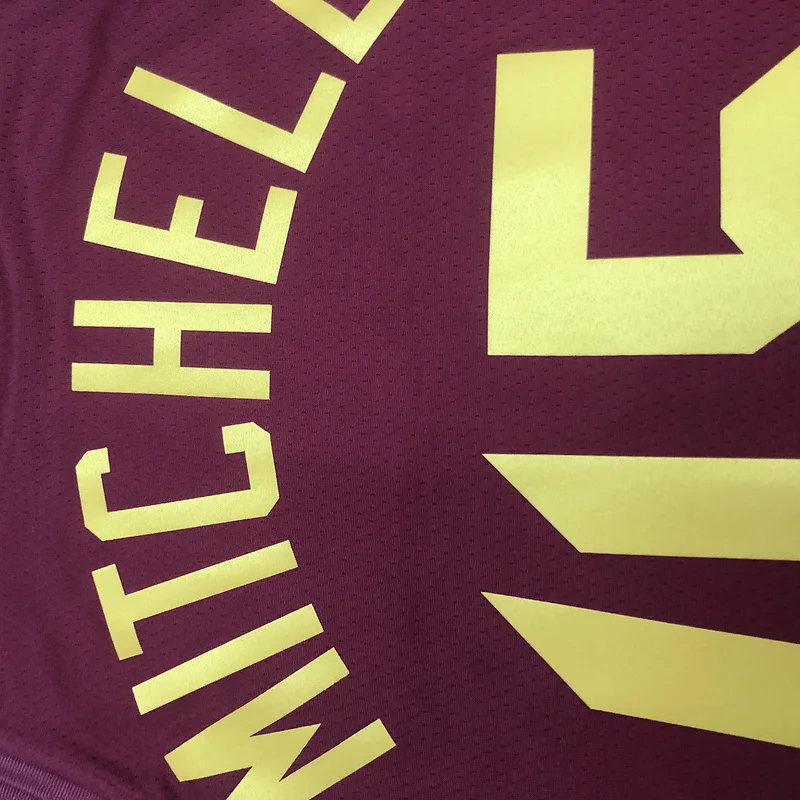 2023 Cleveland Cavaliers Basketball Jersey Aawy #45 MITCHELL