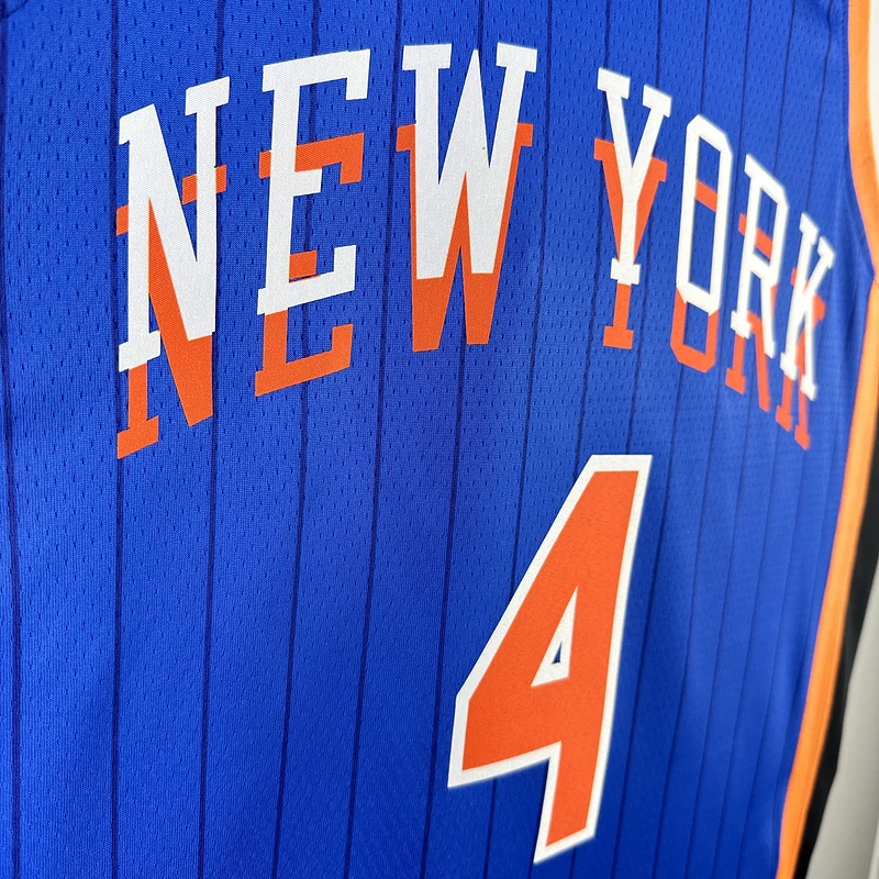 2024 New York Knicks Basketball Jersey city version #4 ROSE