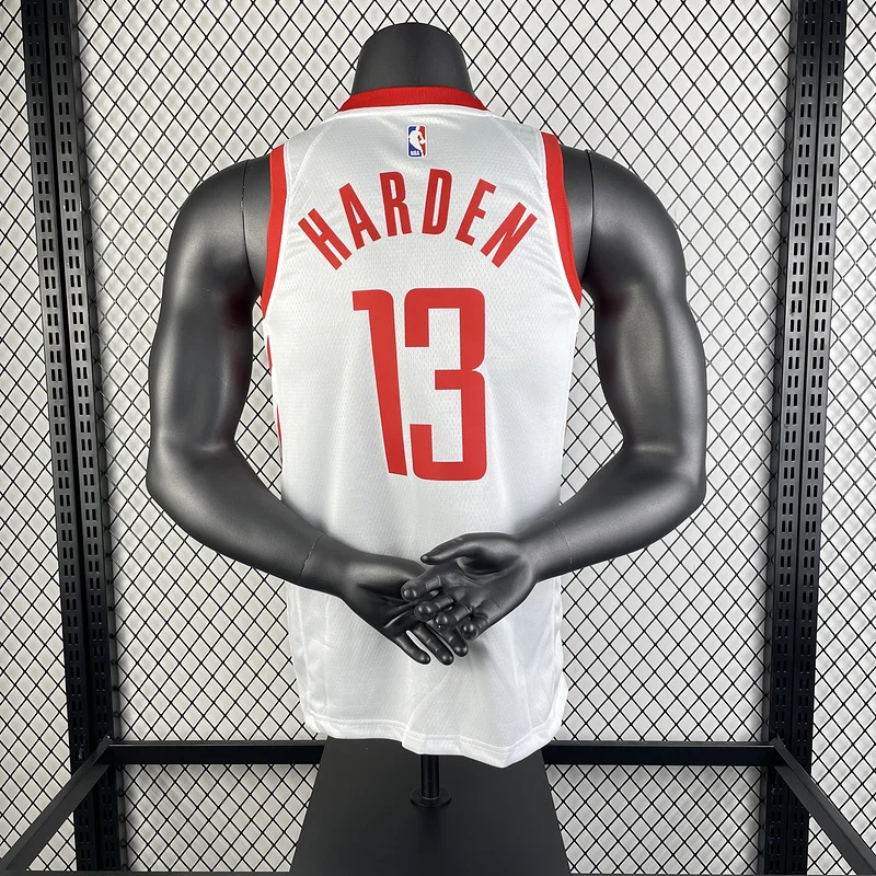 2019 Houston Rockets Basketball Jersey Home White #13 HARDEN