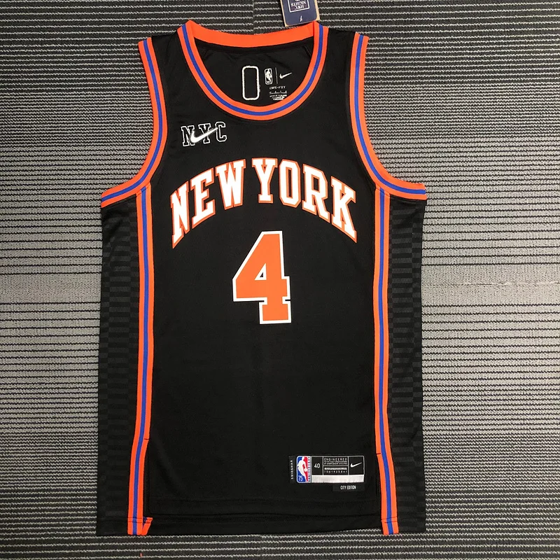 2022 New York Knicks Basketball Jersey city version #4 ROSE