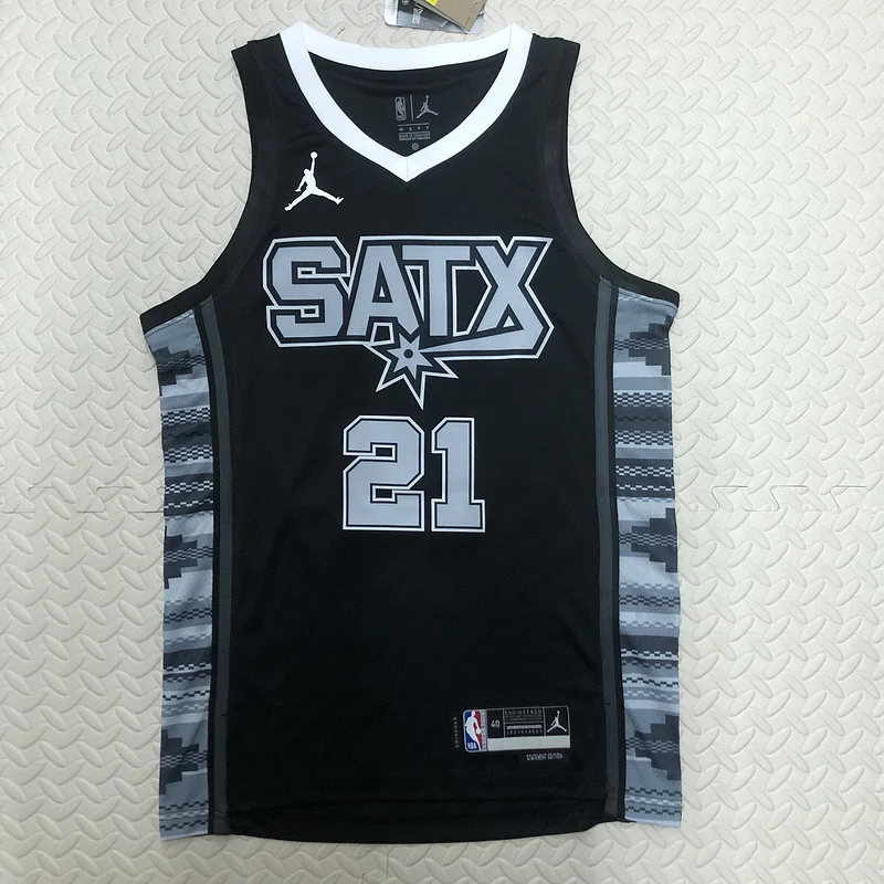 2023 San Antonio Spurs Basketball Jersey trapeze limited #21 DUNCAN