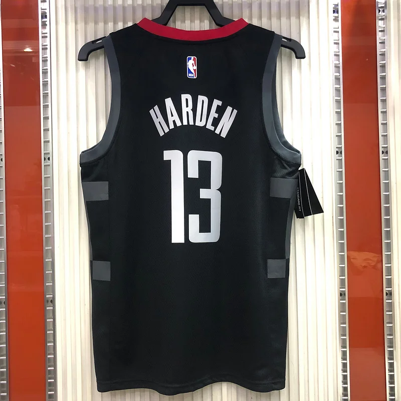 2021 Houston Rockets Basketball Jersey Jordan Style limited city version Black #13 HARDEN