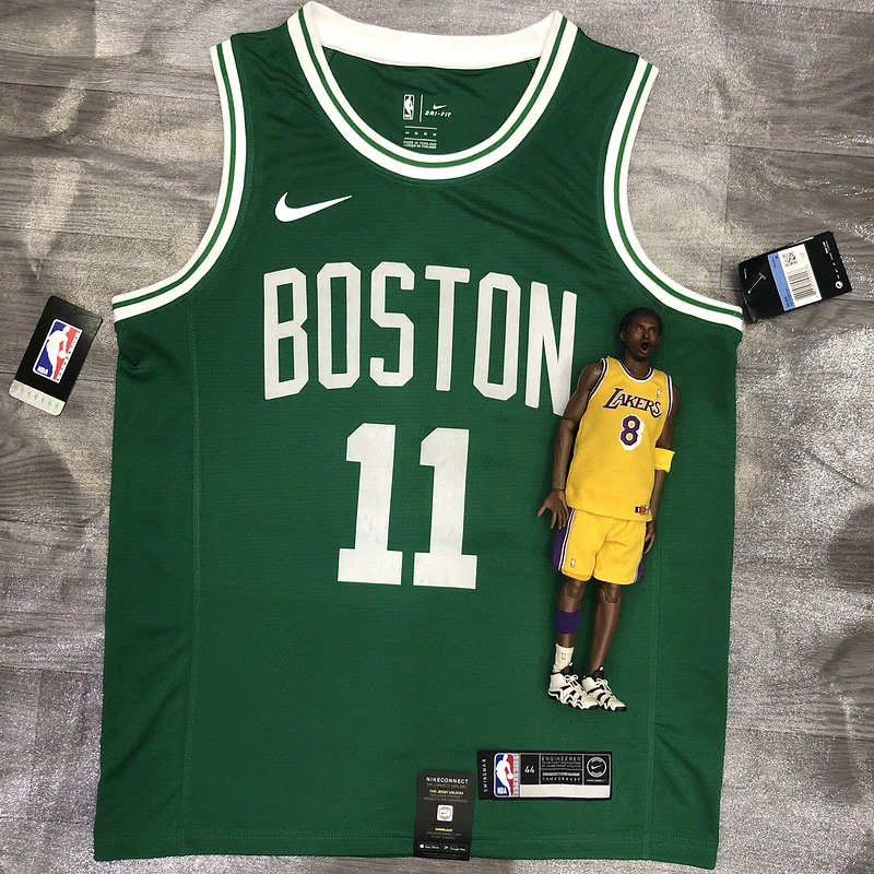 NBA Boston Celtics Basketball Jersey Retro Green #11 IRVING