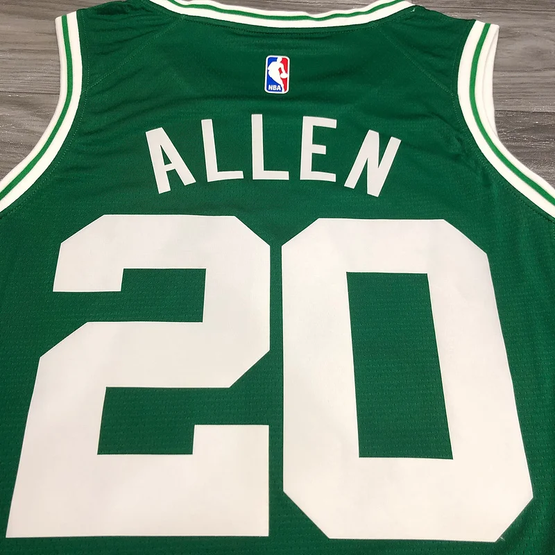 NBA Boston Celtics Basketball Jersey Retro Green #20 ALLEN