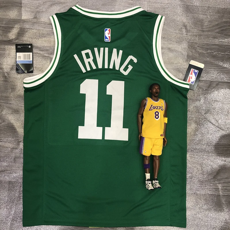 NBA Boston Celtics Basketball Jersey Retro Green #11 IRVING