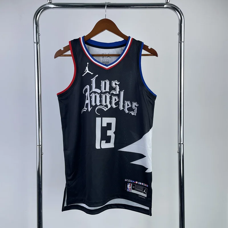 2023 Season   NBA Los Angeles Clippers Basketball jersey    trapeze  limited  #13   GEORGE