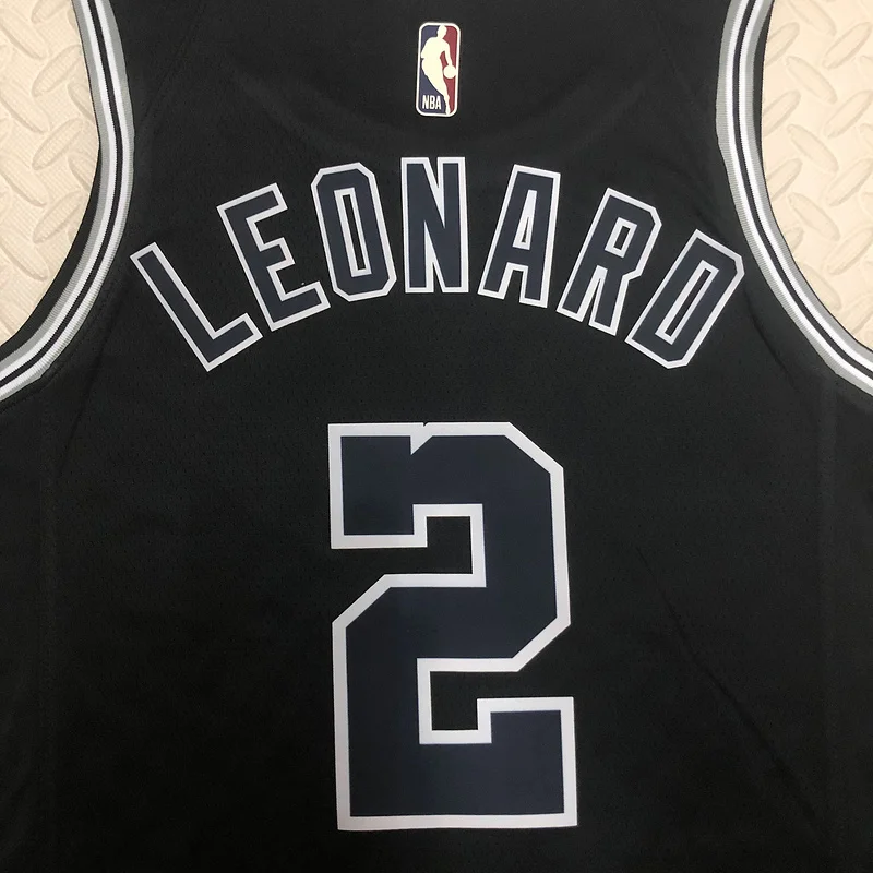 2023 San Antonio Spurs Basketball Jersey Retro #2 LEONARD