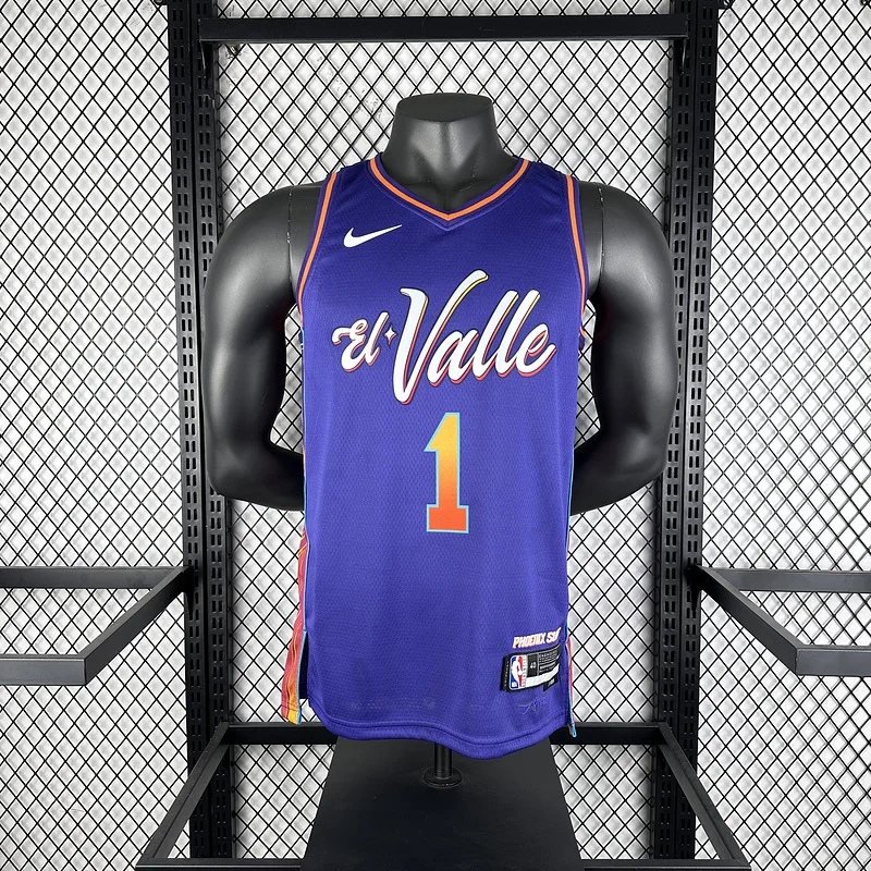 2024 Season NBA Phoenix Suns Basketball jersey city version #1 BOOKER