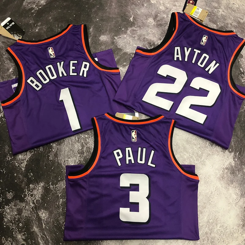 2023 Season NBA Phoenix Suns Basketball jersey Retro #22 AYTON