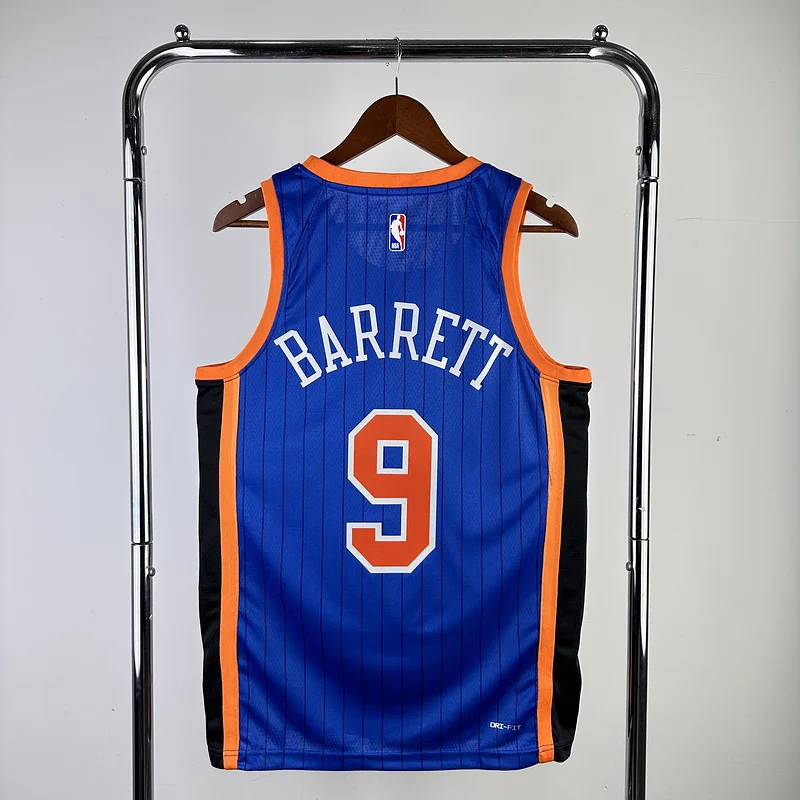 2024 New York Knicks Basketball Jersey city version #9 BARRETT