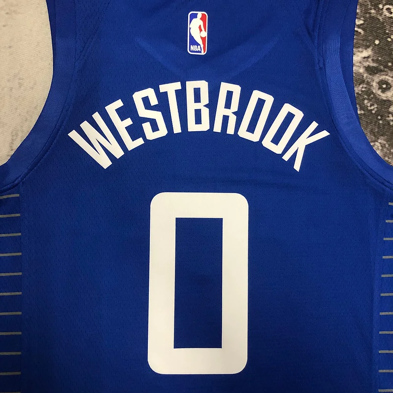 NBA Los Angeles Clippers Basketball jersey   limited   Blue  #0    WESTBROOK