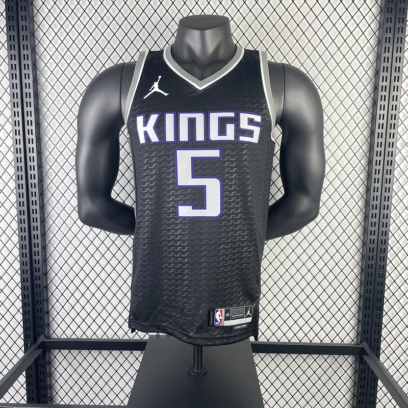 2023 Sacramento Kings Basketball Jersey trapeze limited #5 FOX