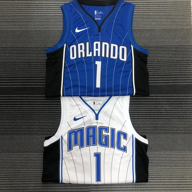 Orlando Magic Basketball Jersey Blue #1 McGrady