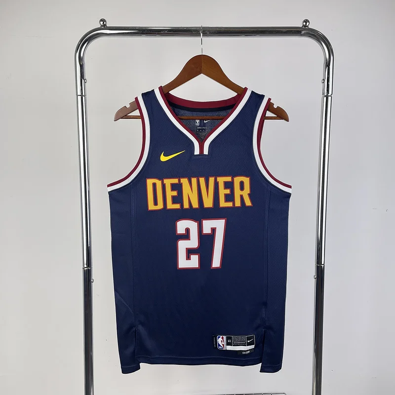 2023 Season NBA Denver Nuggets Basketball jersey Blue #27 MURRAY