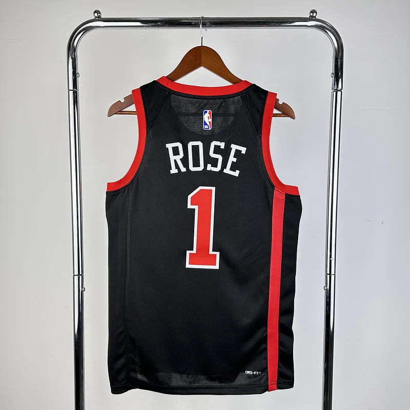 2024 Season NBA Chicago Bulls Basketball jersey City version #1 ROSE