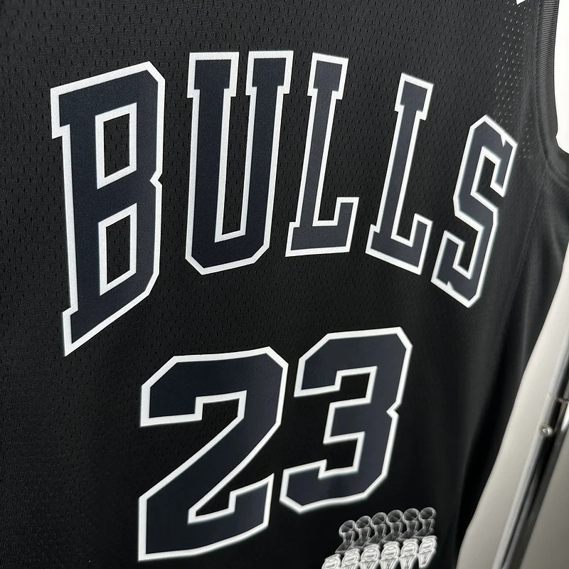 NBA Chicago Bulls Basketball jersey black Honor version #23 Jordan