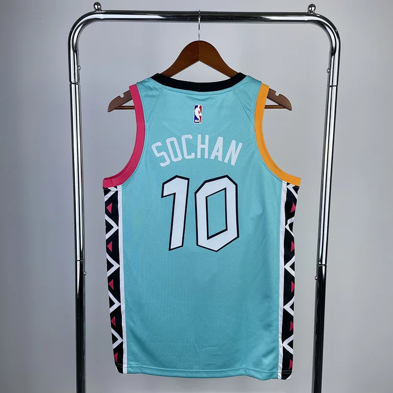 2023 San Antonio Spurs Basketball Jersey city version #10 SOCHAN