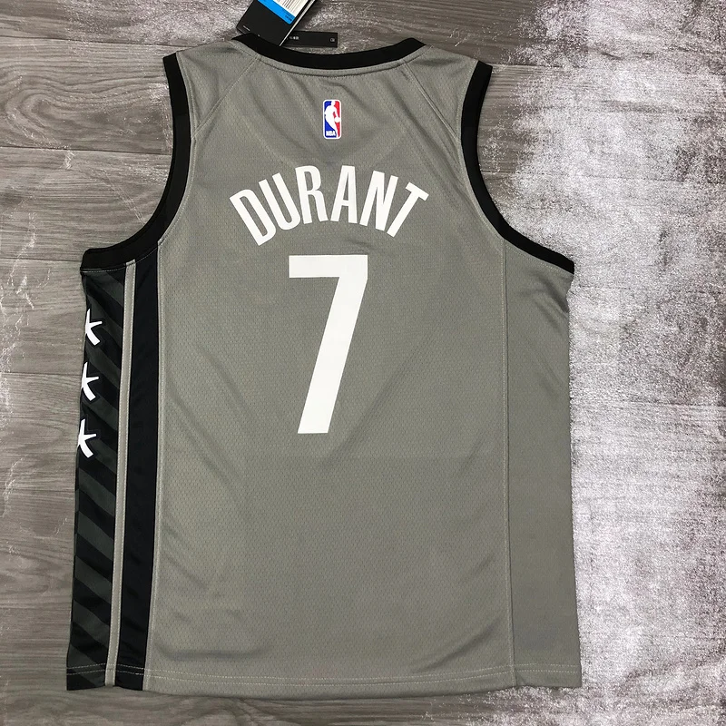 2021 Season Brooklyn Nets Basketball jersey JORDAN Theme gray #7 DURANT