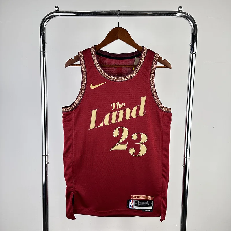 2024 Cleveland Cavaliers Basketball Jersey city version #23 JAMES