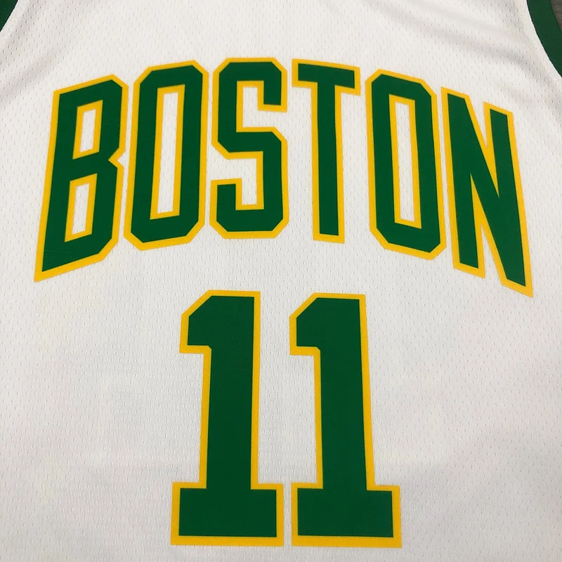 2019 Season NBA Boston Celtics Basketball Jersey Platinum limited #11 IRVING