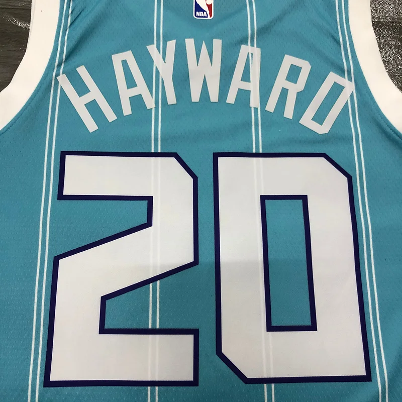 2020 Charlotte Hornets Basketball Jersey   Blue  #20  HAYWARD