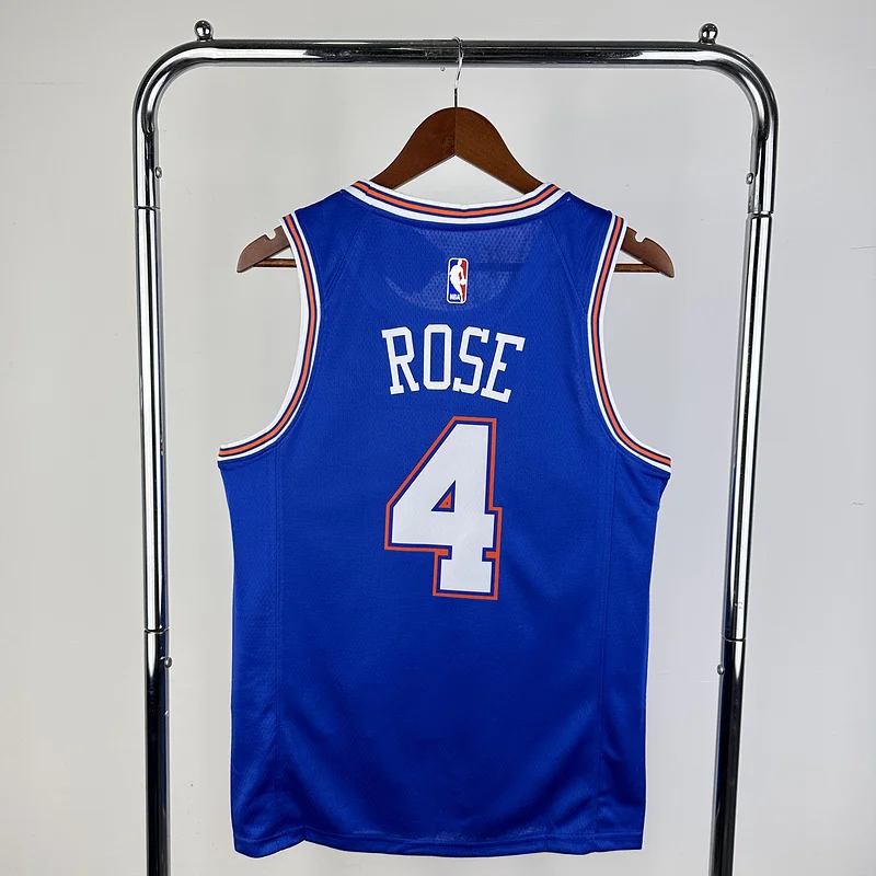 2021 New York Knicks Basketball Jersey trapeze limited #4 ROSE