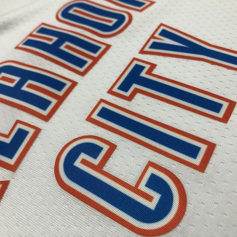 NBA Oklahoma City Thunder Basketball Jersey White #13 GEORGE