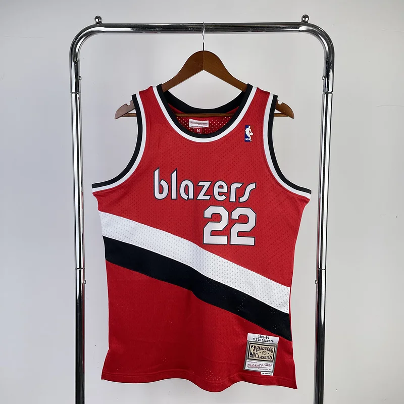 Mitchell Ness  Hot Print  Retro  Portland Trail Blazers Basketball Jersey   83/94  #22号  DREXLER