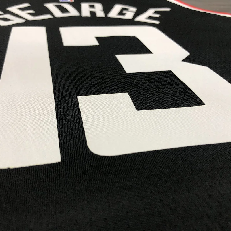 2021 Season NBA Los Angeles Clippers Basketball jersey  city version   Black  #13   GEORGE