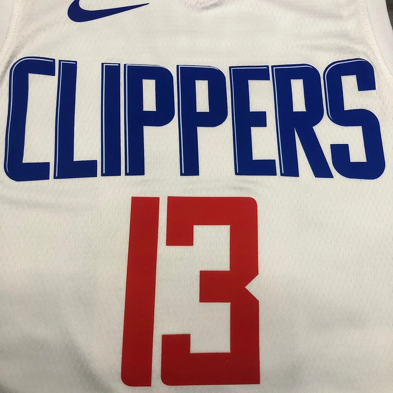 2020 Season NBA Los Angeles Clippers Basketball jersey  limited  White #13   GEORGE