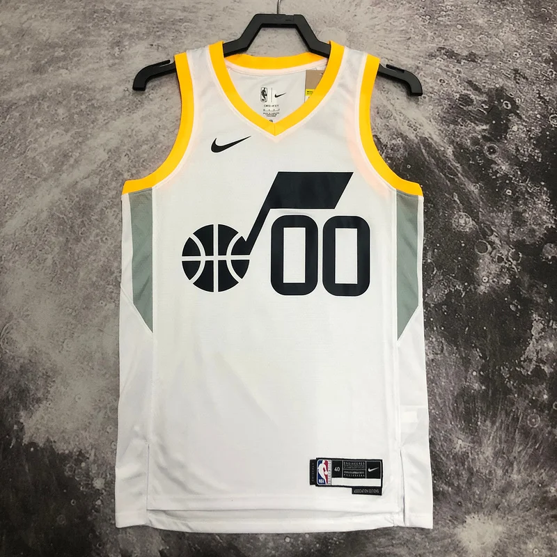 2023 Utah Jazz Basketball Jersey Home White #00 CLARKSON