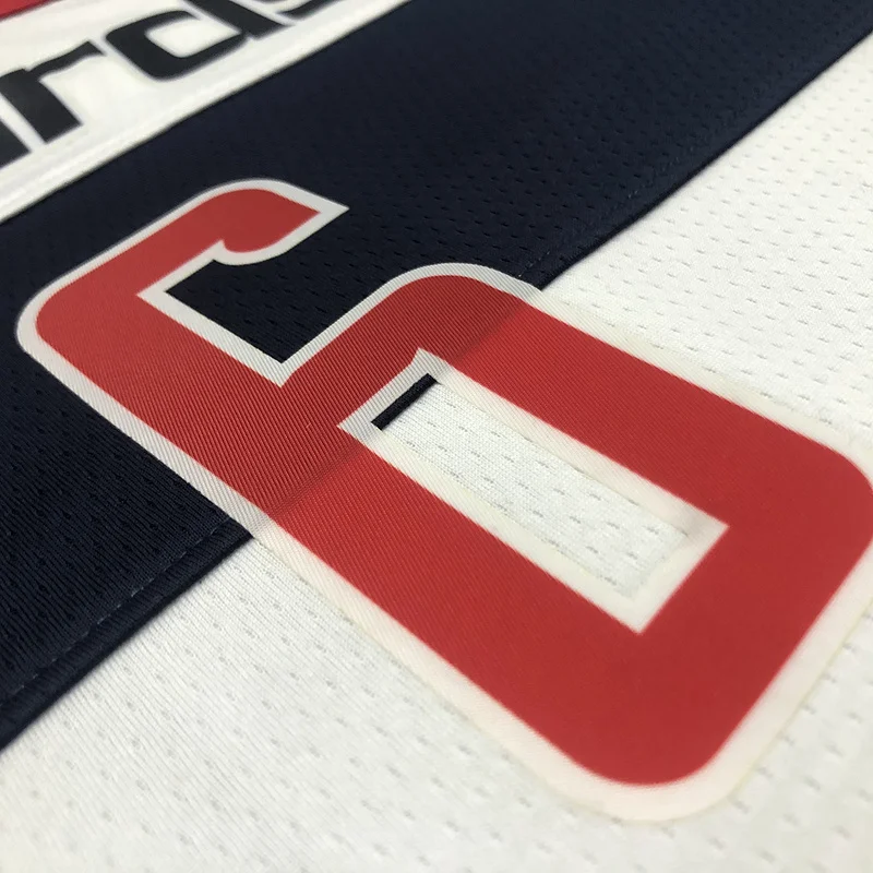 75th anniversary Washington Wizards Basketball Jersey White #6 HARRELL